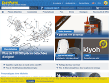 Tablet Screenshot of easyparts.fr